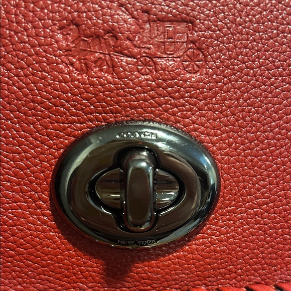 Coach Dakota NWOT Fringe Flap Crossbody Leather Shoulder Bag - Picture 4 of 17